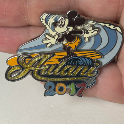 2017 - Mickey Mouse - Surfing - Aulani - DVC - Disney Pin on Pin