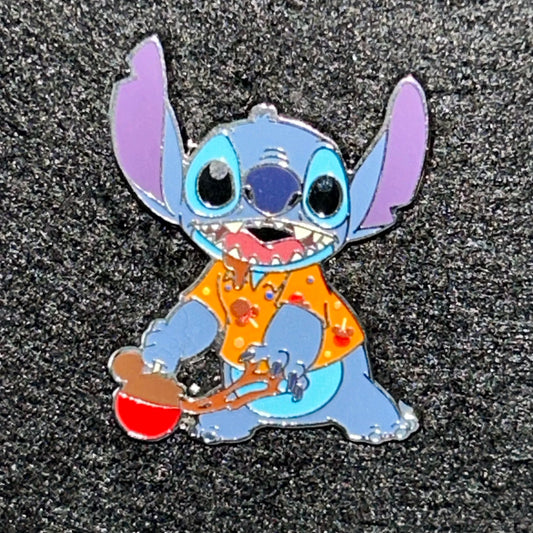 2024 - Stitch - Chocolate Candy Apple - Snack Attack - Mystery Pin