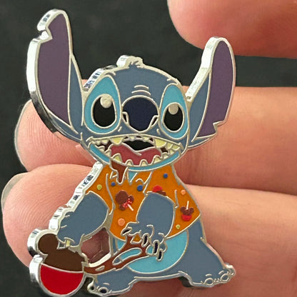 2024 - Stitch - Chocolate Candy Apple - Snack Attack - Mystery Pin