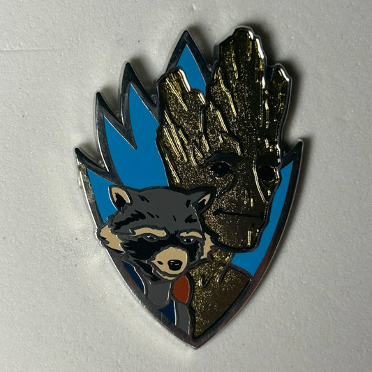 Marvel - Groot and Rocket - Badge - Disney Pin