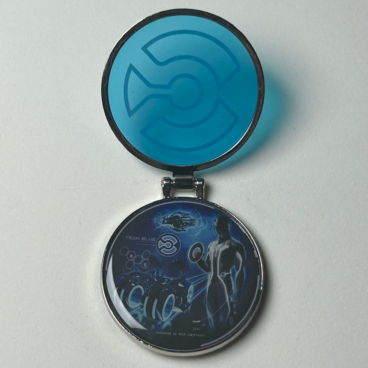 2023 - Tron - Blue - Hinge Series - Disney Pin
