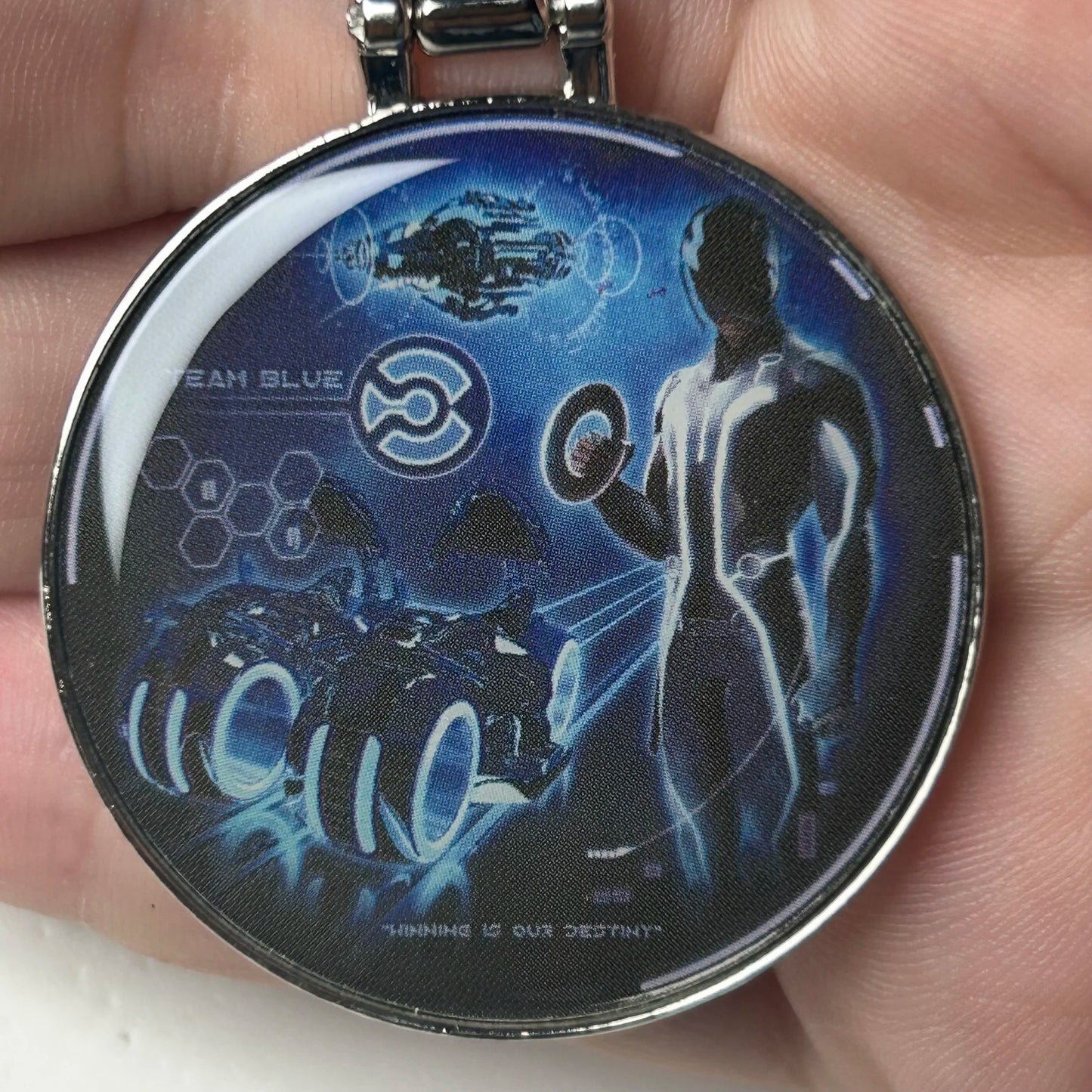 2023 - Tron - Blue - Hinge Series - Disney Pin