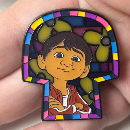 Loungefly - Miguel - Coco - Pixar - Stained Glass - Mystery Series - Disney Pin