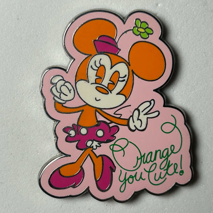 2014 - Minnie Mouse - Orange You Cute! - Disney Pin