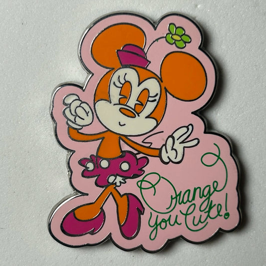2014 - Minnie Mouse - Orange You Cute! - Disney Pin