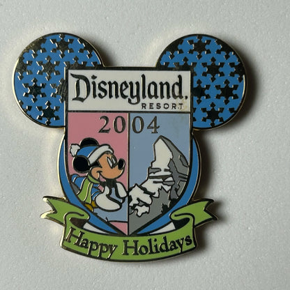 2004 - Mickey Mouse - Happy Holidays - Cast Exclusive - Disney Pin