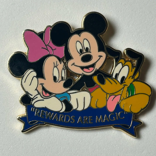 2004 - Mickey, Minnie, and Pluto - Rewards Are Magic - Visa Exclusive - Disney Pin