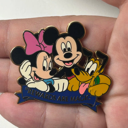 2004 - Mickey, Minnie, and Pluto - Rewards Are Magic - Visa Exclusive - Disney Pin