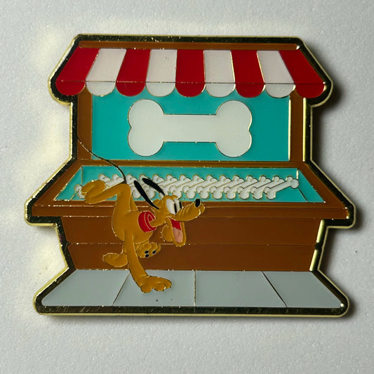 Loungefly - Pluto - Running Past Bone Stand - Mystery Series - Disney Pin
