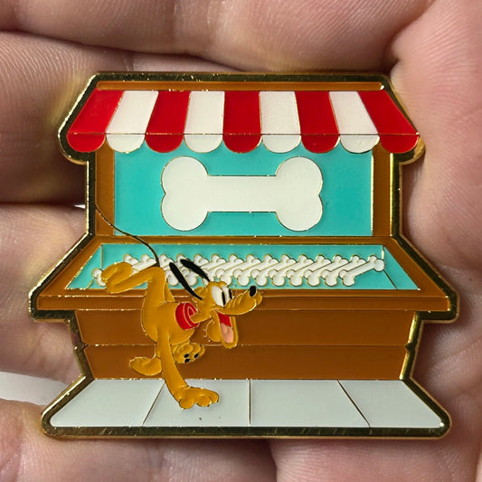 Loungefly - Pluto - Running Past Bone Stand - Mystery Series - Disney Pin