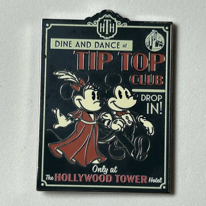 2024 - Mickey and Minnie - Tower of Terror - Tip Top Club - Drop In - Disney Pin