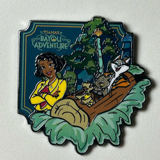 2025 - Tiana’s Bayou Adventure - Critters in Log - Disney Pin