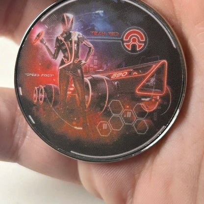 2023 - Red - Tron - Hinge - Disney Pin