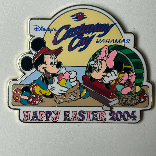 2004 - Mickey and Minnie  - Easter - Bahamas - LE 1,000 - AP - Disney Pin