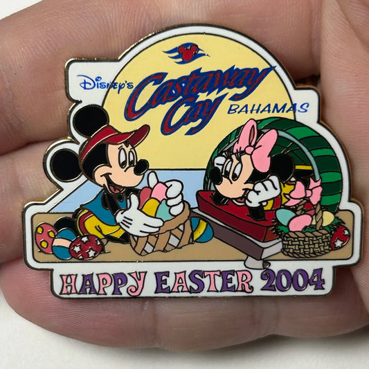 2004 - Mickey and Minnie  - Easter - Bahamas - LE 1,000 - AP - Disney Pin