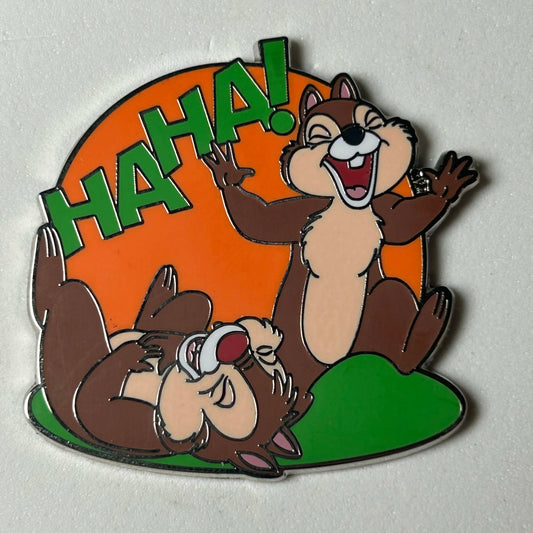 2025 - Chip and Dale - Laughing - Haha - Disney Pin