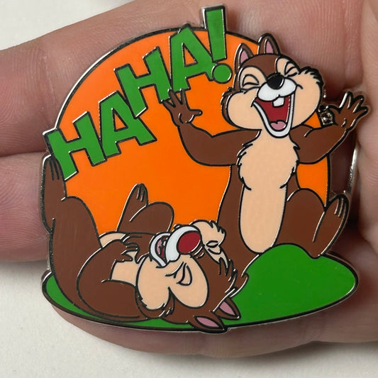 2025 - Chip and Dale - Laughing - Haha - Disney Pin