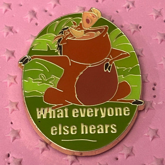 2021 - Pumba Singing - Lion King Disney Pin