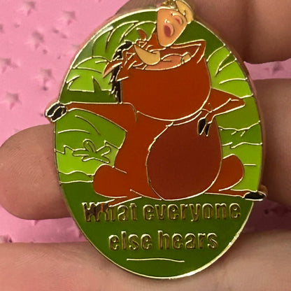 2021 - Pumba Singing - Lion King Disney Pin