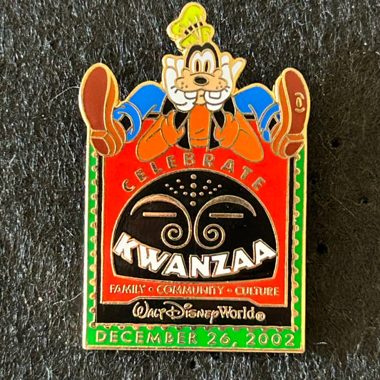 2002 - Goofy - Celebrate Kwanza - LE 1,500 - Disney Pin