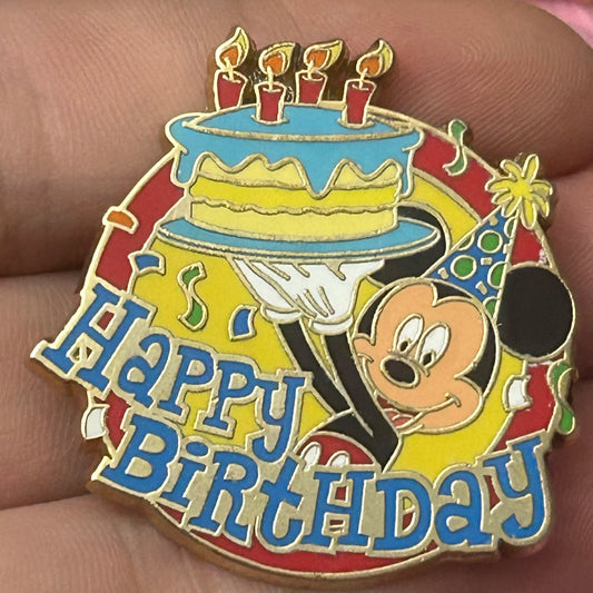 Disney Adventures - Mickey Mouse - Happy Birthday Pin