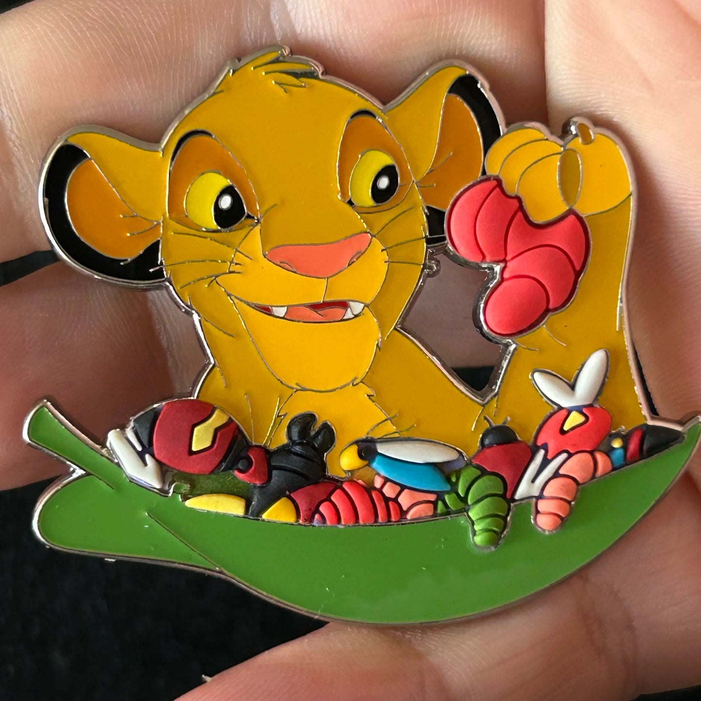 2023 - Simba - The Lion King - Eating Grub - Multi Texture - Disney Pin