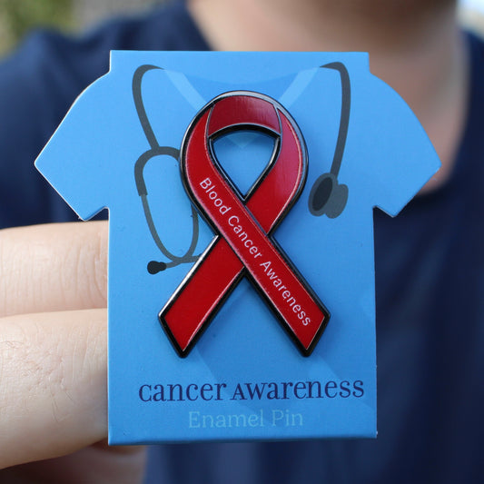 Blood Cancer Awareness Ribbon Pin