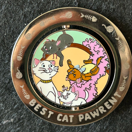 2024 - Aristocats - Flipper - Best Cat Pawrent - Disney Pin