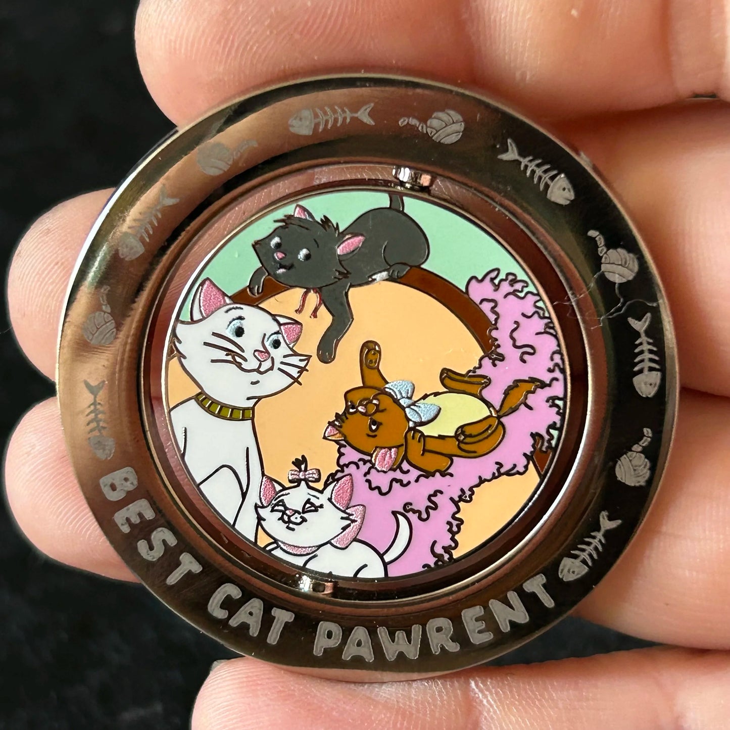 2024 - Aristocats - Flipper - Best Cat Pawrent - Disney Pin
