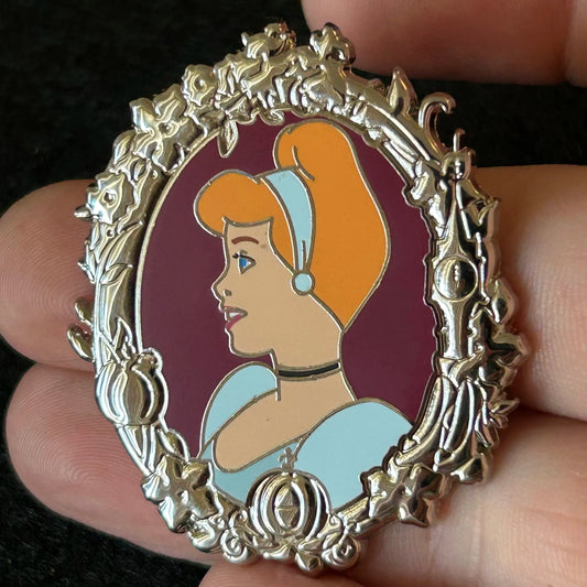 2024 - Cinderella - Princess - Side Profile - Portrait - Disney Pin