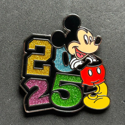 2025 - Mickey Mouse Arms Crossed - Glitter - Disney Pin