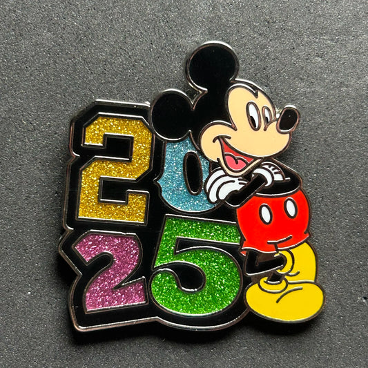 2025 - Mickey Mouse Arms Crossed - Glitter - Disney Pin