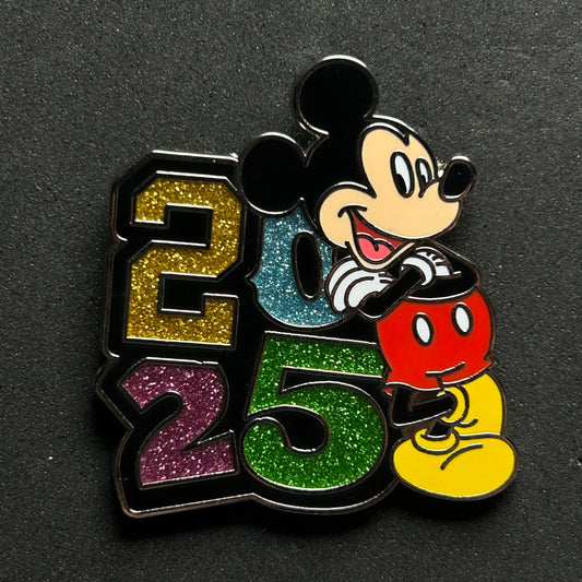 2025 - Mickey Mouse Arms Crossed - Glitter - Disney Pin