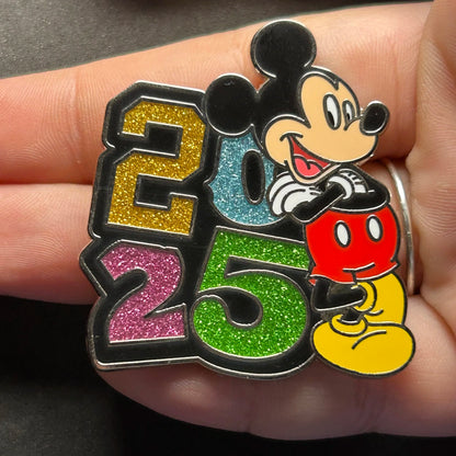 2025 - Mickey Mouse Arms Crossed - Glitter - Disney Pin
