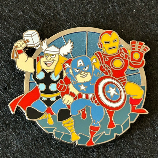 2024 - Iron Man, Captain America, and Thor - Avengers - Cluster - Marvel - Disney Pin