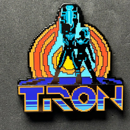 2024 - Tron - Pixel Logo - Pin On Pin -  Disney Pin