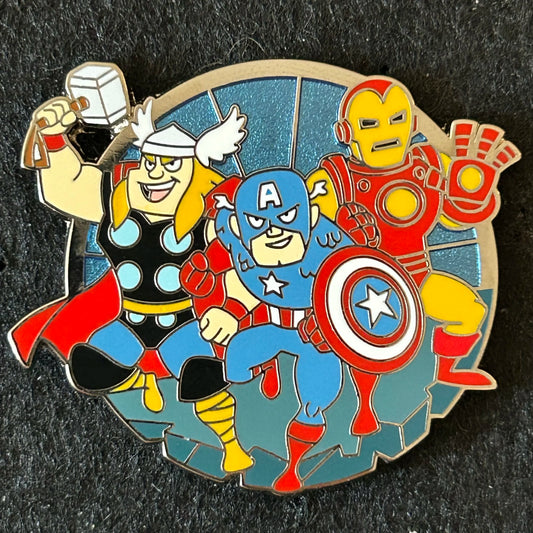 2024 - Iron Man, Captain America, and Thor - Avengers - Cluster - Marvel - Disney Pin