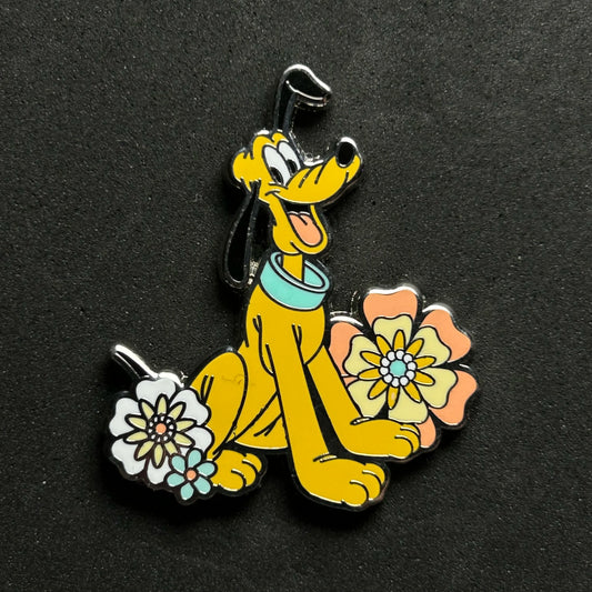 Loungefly - Pluto With Flowers - Disney Pin
