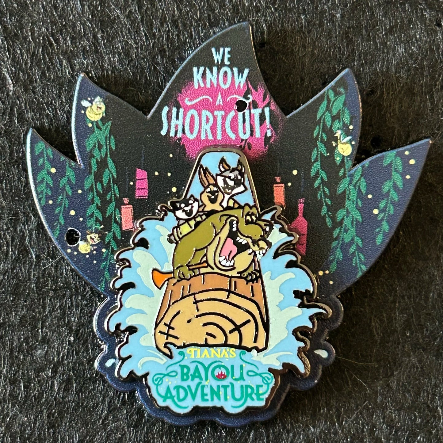 2024 - Louis, and Critters - Tiana’s Bayou Adventure - Disney Pin