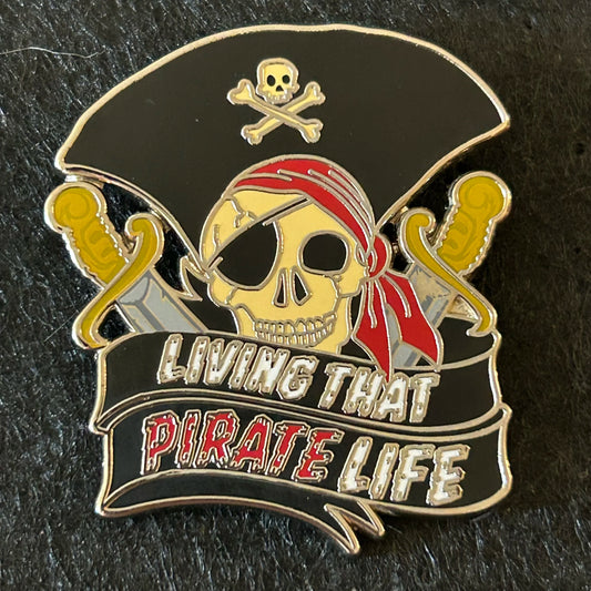 2022 - Skeleton - Pirate - Living That Pirate Life - Disney Pin