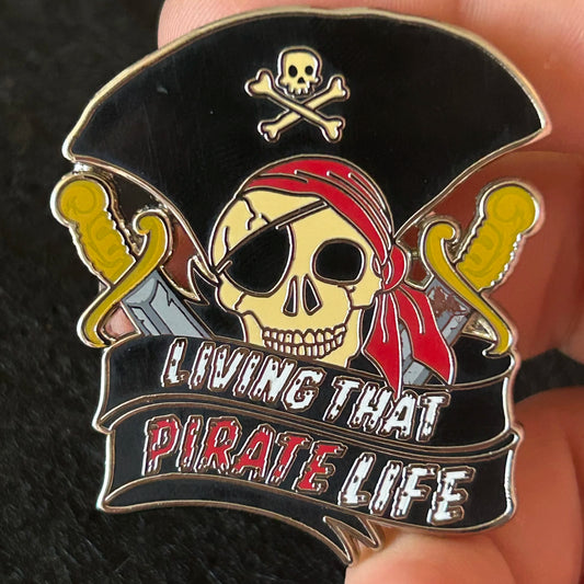 2022 - Skeleton - Pirate - Living That Pirate Life - Disney Pin