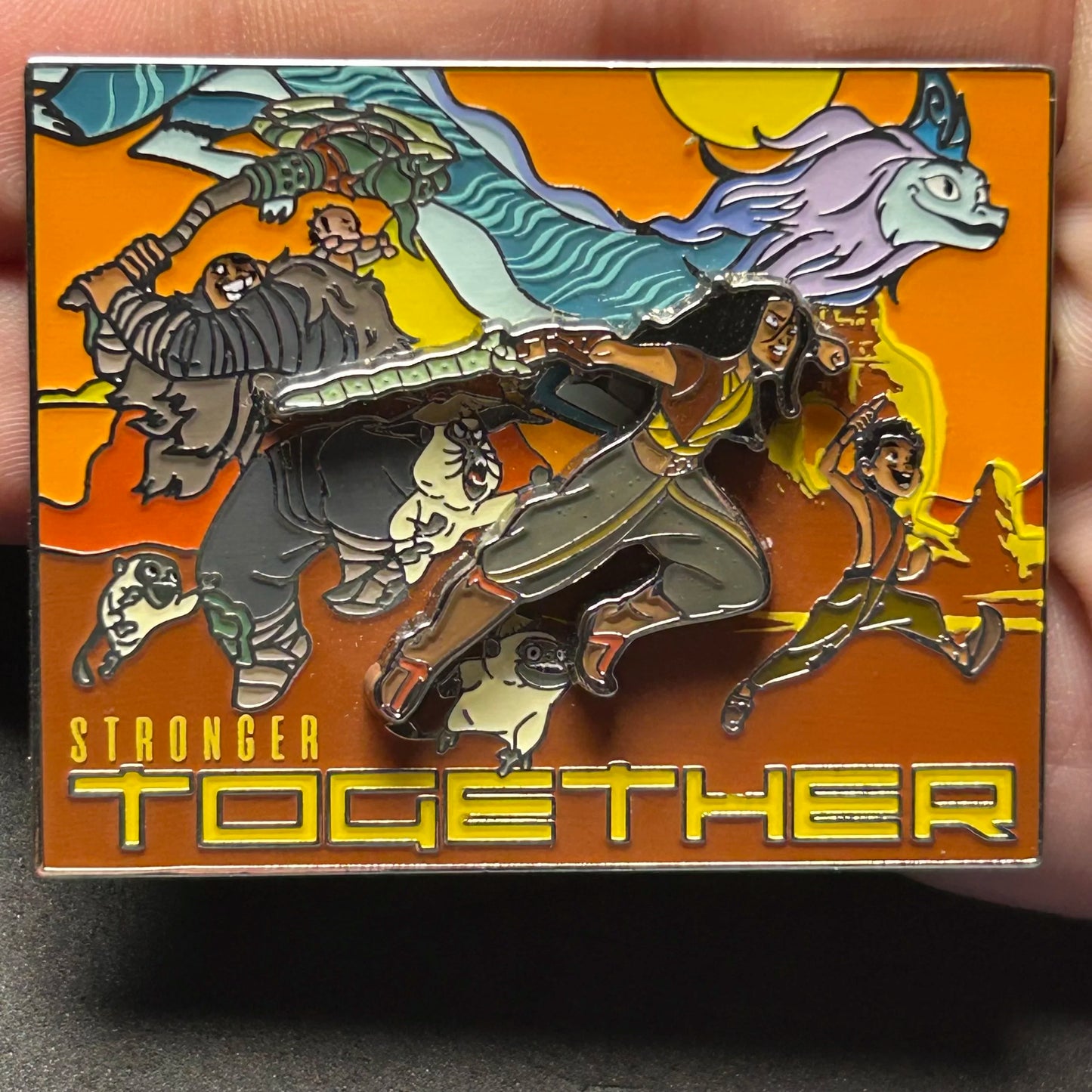 2020 - Raya the Last Dragon - Stronger Together - LR - Disney Pin on Pin