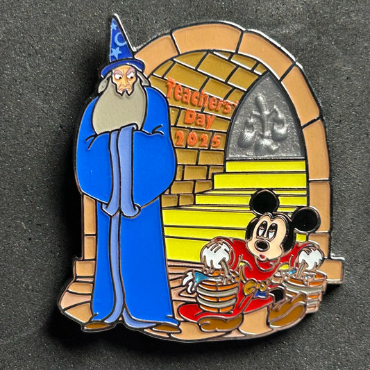 2025 - Sorcerer Mickey - Teachers Day - LR - Disney Pin