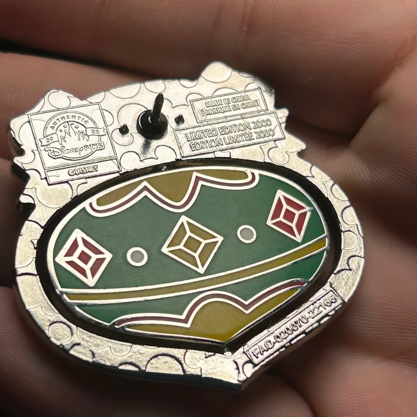2022 - Robin Hood and Prince John - Fort Wilderness - Christmas Spinner - Disney Pin