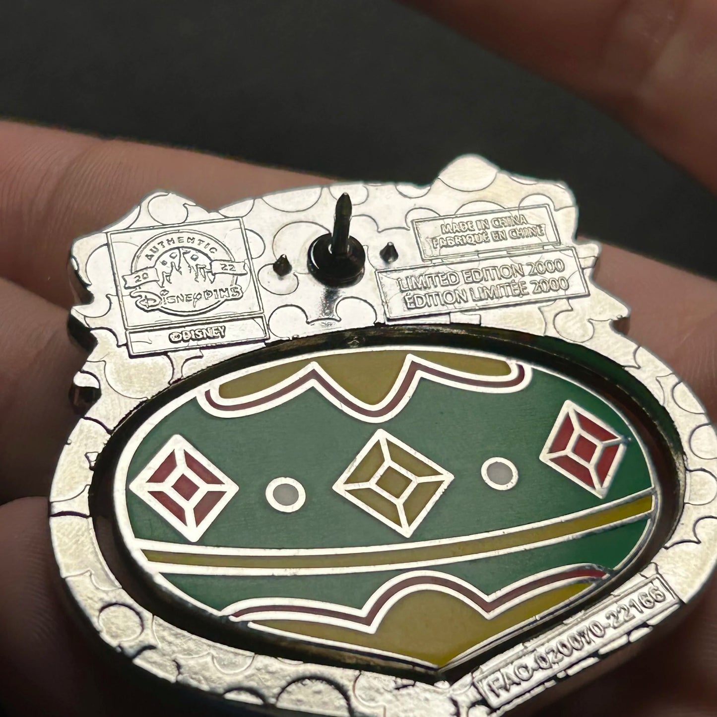 2022 - Robin Hood and Prince John - Fort Wilderness - Christmas Spinner - Disney Pin