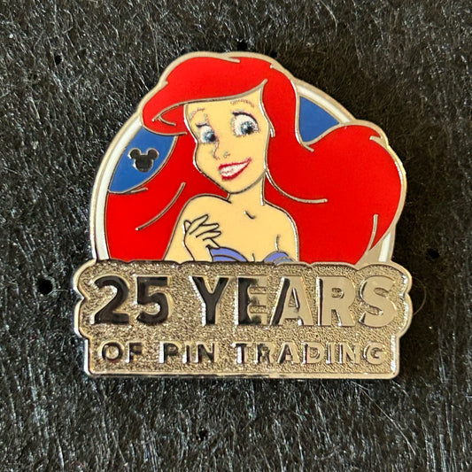 2025 - Ariel - Little Mermaid - 25 Years of Pin Trading - Hidden Disney Pin