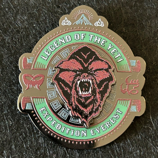 2022 - Yeti - Expedition Everest - DAK - Disney Pin on Pin