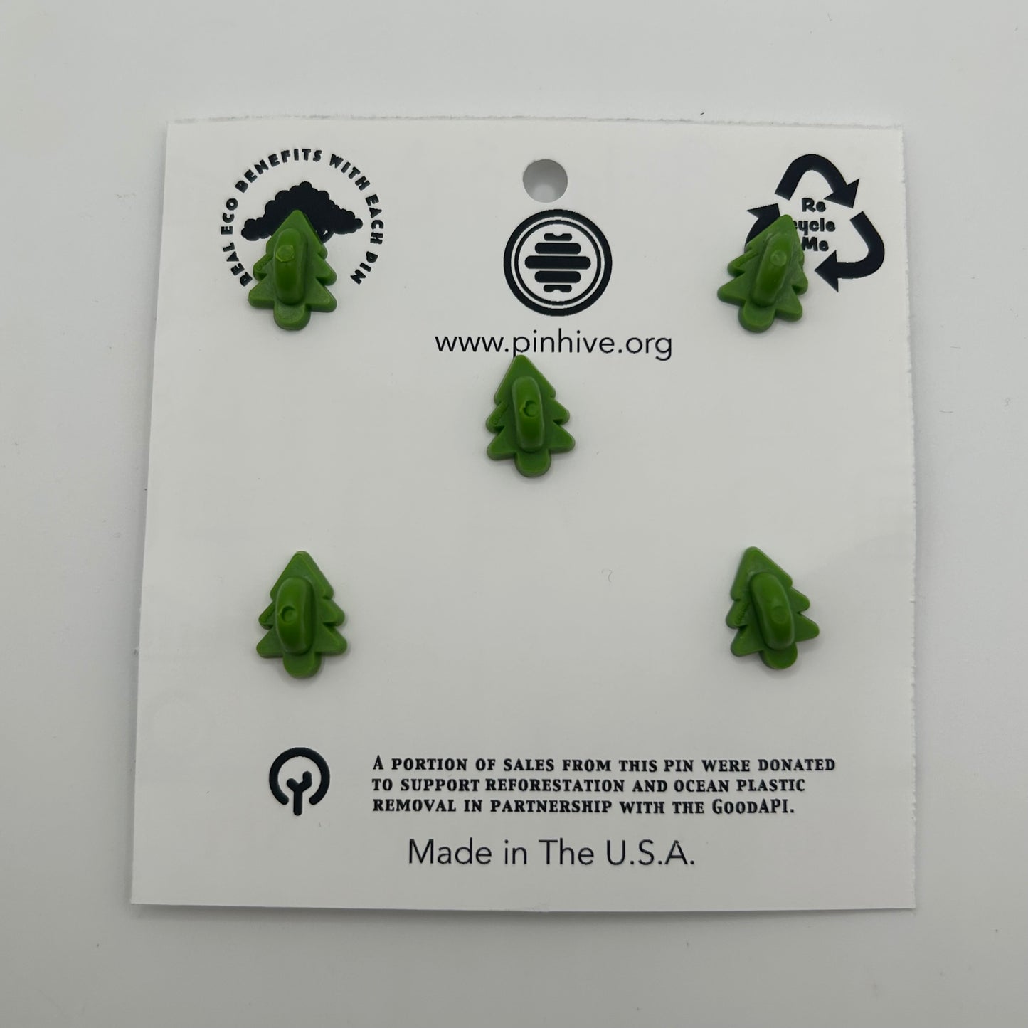2026 - Science Icons - Wooden Pin Set of 5 - With Magnets