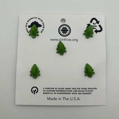 2026 - Science Icons - Wooden Pin Set of 5 - With Magnets