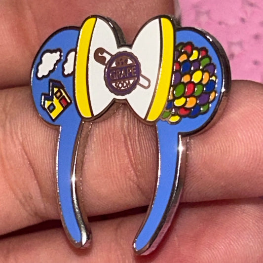 Up Mickey Ears Headband Fantasy Pin